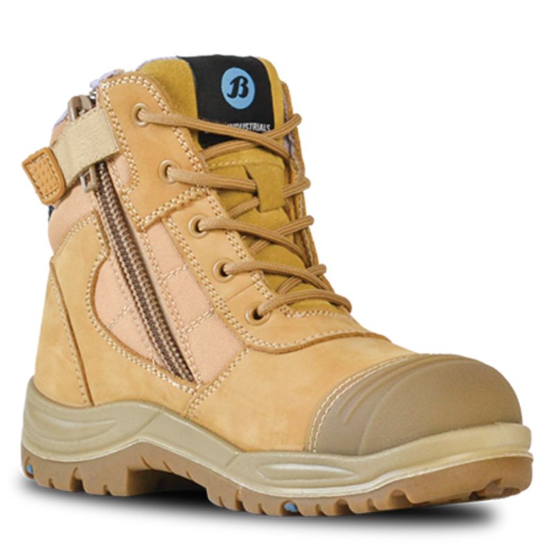 Safety Boots - Bata Dakota Zip Wheat (Women's 10)