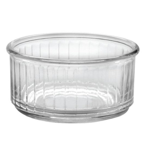 Duralex Ramekin Ovenchef set of 4, 8.5cm tempered glass; durable, versatile for hot/cold, microwave & dishwasher safe.