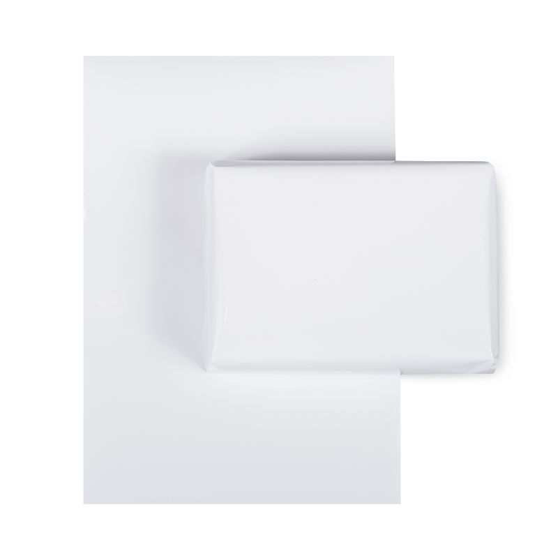 Wrapping Paper - CLUB GLOSS WHITE PLAIN 60m (Roll)