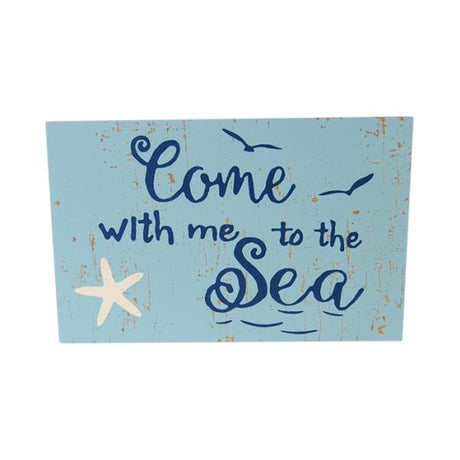 Beach-themed MDF magnet measuring 11 x 7 cm, perfect for adding coastal charm to fridges and décor.