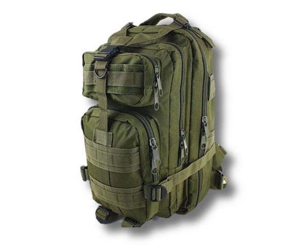 Durable 30L Camo Club Green backpack featuring padded straps, versatile compartments, ideal for travel and outdoor activities.