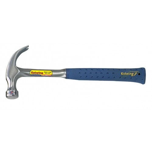 Estwing E316 16oz Carpenter's Hammer with polished steel, ergonomic grip, and durability for precision woodworking tasks.