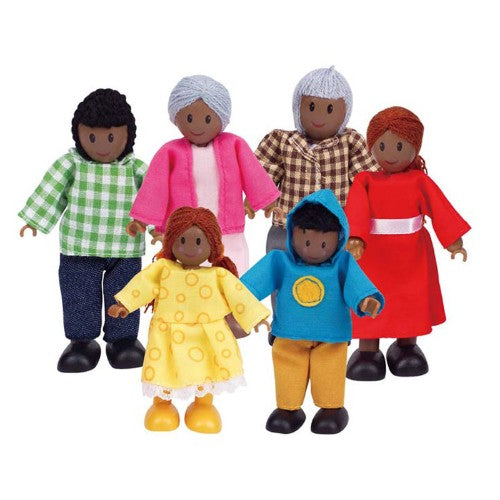 Hape - Happy Family Dolls - African American