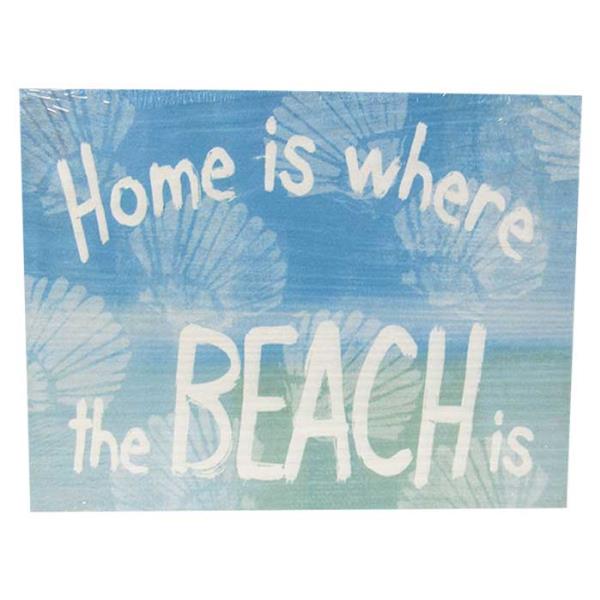 Textured wall art depicting a beach theme, measuring 26x19.5 cm, perfect for adding a coastal vibe to your home decor.