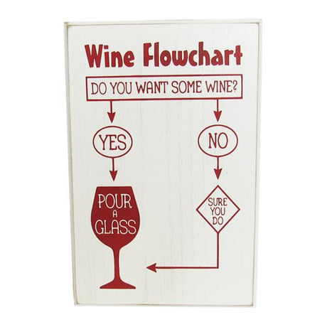 MDF wall art sign featuring "Wine Life" theme, 20 x 30 cm, perfect for wine lovers and home decor.