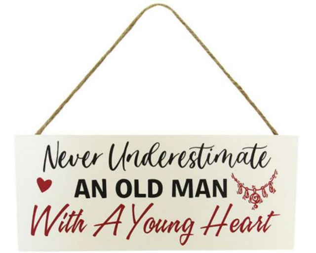 Stylish and practical 24 x 10 cm hanger sign for seniors, enhancing organization and independence in care settings.