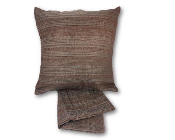 Luxurious 44cm bronze texture cushion cover featuring thick fabric, easy zip, perfect for enhancing home décor.