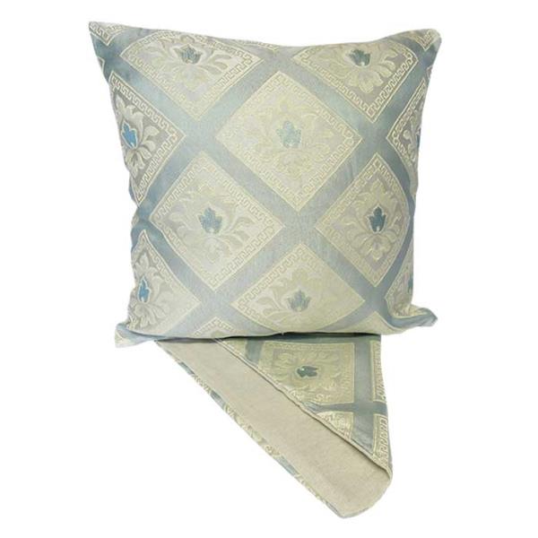 Elegant Le Blue cushion cover featuring a sophisticated French Paper pattern, perfect for enhancing any living space.