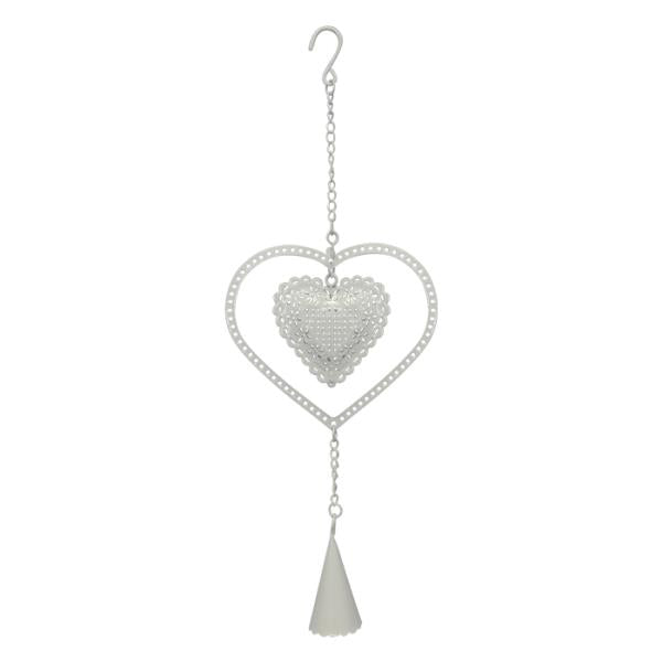 Country Chic Heart Hanger Bell