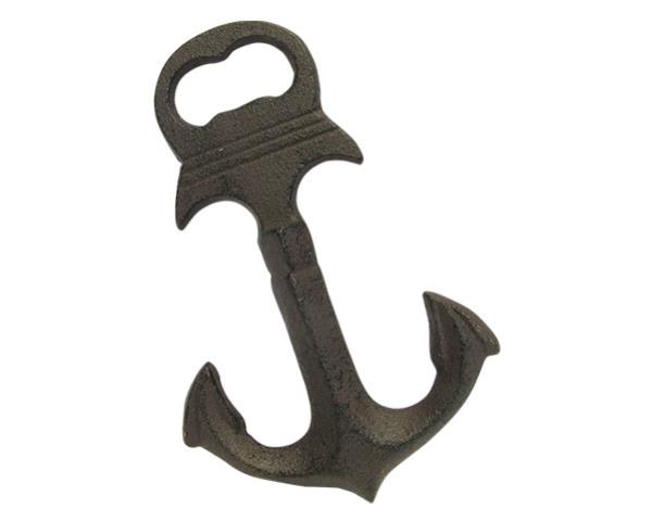 Nautical-themed anchor bottle opener, 14.5 cm x 9.5 cm, perfect for boat lovers and stylish entertaining.