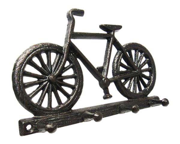 Durable cast iron Bicycle Hook for secure wall storage, blending rustic charm and functionality in any cycling space.