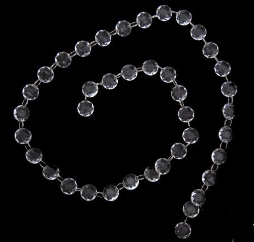 Shimmering 5M crystal garland chain, perfect for enhancing weddings, celebrations, and festive displays with elegance.