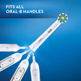 Replacement Oral-B toothbrush heads for superior plaque removal with 16-degree angled bristles, compatible with most Oral-B handles.