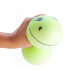 Joyful 10cm Smoosho's Jumbo Dino Ball featuring a vibrant dino design, perfect for squishing, playtime, and stress relief.