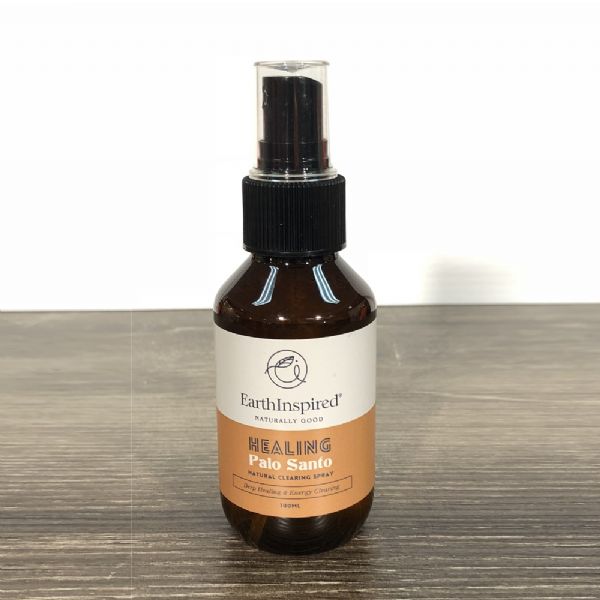 A 100ml Palo Santo clearing spray for purifying spaces, promoting serenity, and enhancing meditation with its soothing aroma.