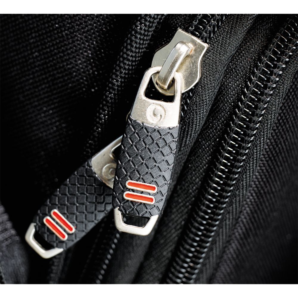 Checkpoint-friendly backpack with a dedicated laptop compartment, spacious pockets, and comfortable padded straps.