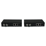 Gigabit Ethernet over Coaxial Unmanaged Network Extender Kit - 2.4km