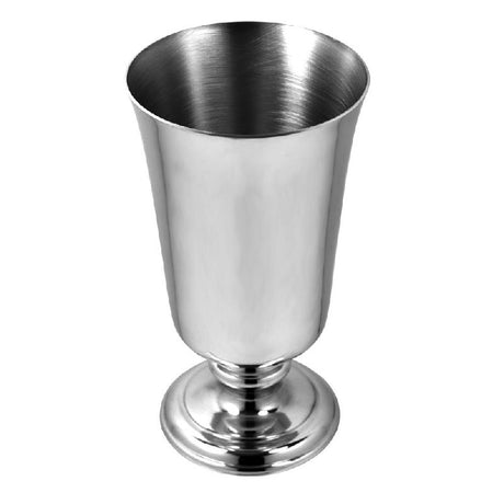 Elegant pewter goblet (260ml) designed for durability, perfect for wine or cocktails at any special occasion.