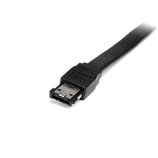 91cm shielded eSATA cable for fast, reliable connections between computers and external SATA storage devices.