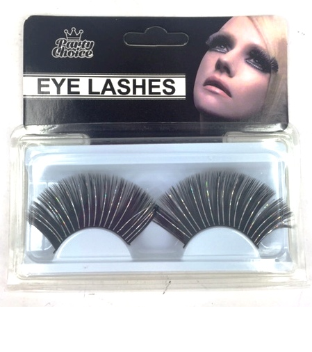 Luxurious black fake lashes offering stunning length and depth for glamorous looks at any special occasion.