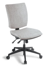 Ergonomic Edge mid-back chair in Textilia Bond Smoke, designed for comfort, support, and style in professional settings.