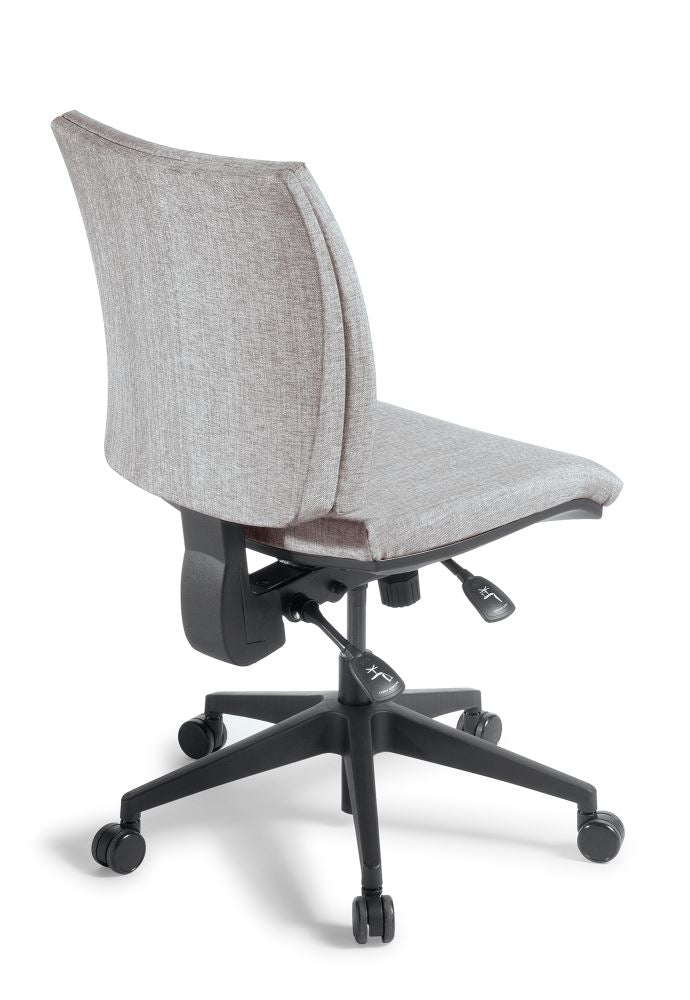 Ergonomic Edge meeting chair with lumbar support, sleek design, and adjustable mechanisms for ultimate comfort.