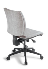 Ergonomic Edge meeting chair with lumbar support, sleek design, and adjustable mechanisms for ultimate comfort.
