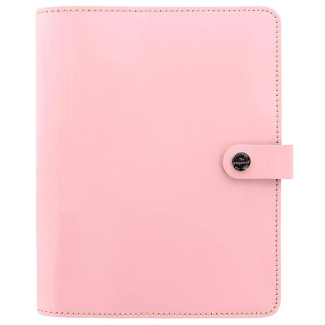 A5 rose leather Filofax organiser showcasing classic design and customizable inserts for efficient planning and stylish organization.