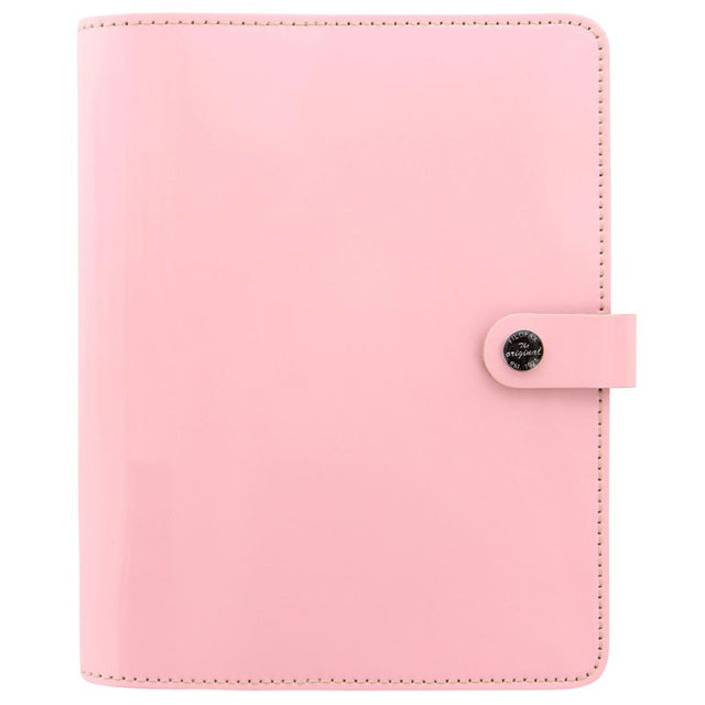 A5 rose leather Filofax organiser showcasing classic design and customizable inserts for efficient planning and stylish organization.