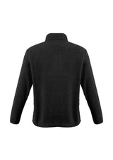 Mens Trinity 1/2 Zip Pullover in black, size XL, featuring lightweight micro fleece, concealed pockets, and contemporary style.