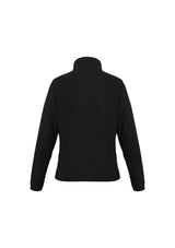 Ladies black Trinity 1/2 zip pullover, size 2XL, featuring lightweight micro fleece and concealed pockets for comfort and style.