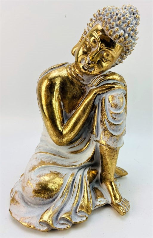 Ornament - Gold Resting Buddha Statue (19.3cm)