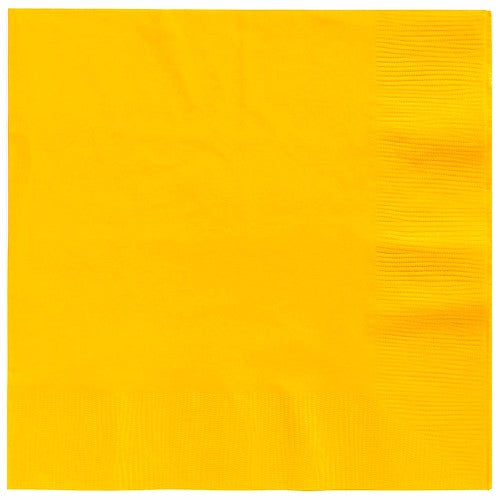 Luncheon Napkins Yellow Sunshine 2 Ply - Pack of 20