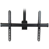 Ceiling TV mount for 32" to 75" displays, featuring a telescopic pole and full motion for optimal viewing angles.