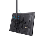 Ceiling TV mount for 32" to 75" displays with adjustable 3.5' to 5' pole for full motion and versatile viewing angles.