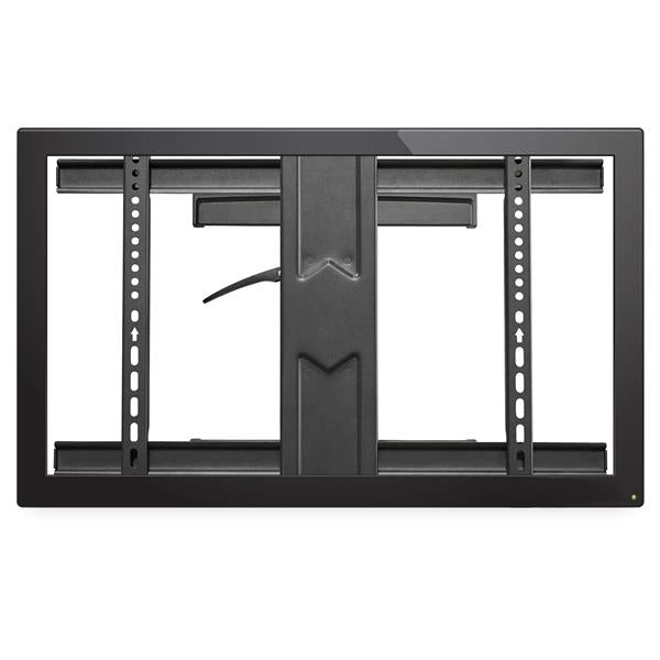 Full motion TV wall mount supporting displays up to 100", allows swivel, tilt, and extends 31.7" for optimal viewing angles.