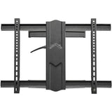 Full motion TV wall mount for displays up to 100", features robust steel construction and adjustable viewing angles.