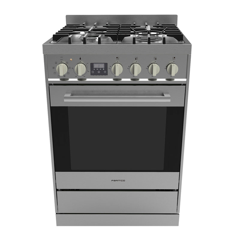 Parmco - Freestanding Stove -  600mm - Combination - Stainless Steel