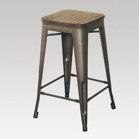 Lindis Barstool 650mm featuring a durable welded steel base, stylish powder-coat finish, and comfortable seat for versatile use.