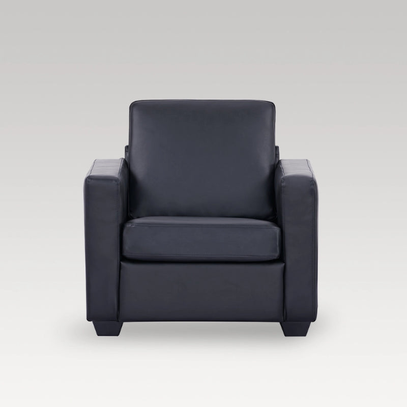 PU Chair - Makers Gregor Single Seater (Black)