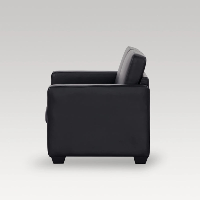 PU Chair - Makers Gregor Single Seater (Black)