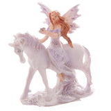 Set of 12 lilac glitter fairy and unicorn figures, perfect for imaginative play and enchanting decor.