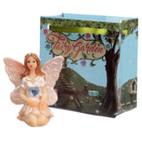 Set of 24 assorted resin gemstone fairies in elegant gift bags, perfect for gifts, party favors, and home decor accents.