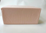 Cozy blush flannelette sheet set, 100% cotton, includes fitted sheet, flat sheet, and pillowcase for ultimate comfort.