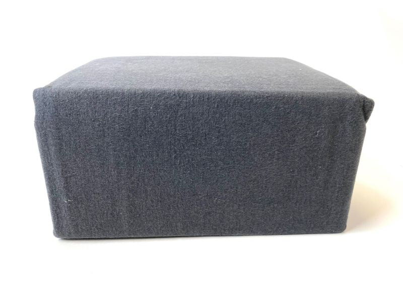Cozy graphite flannelette single sheet set, 100% cotton, includes fitted sheet, flat sheet, and pillowcase for warmth.