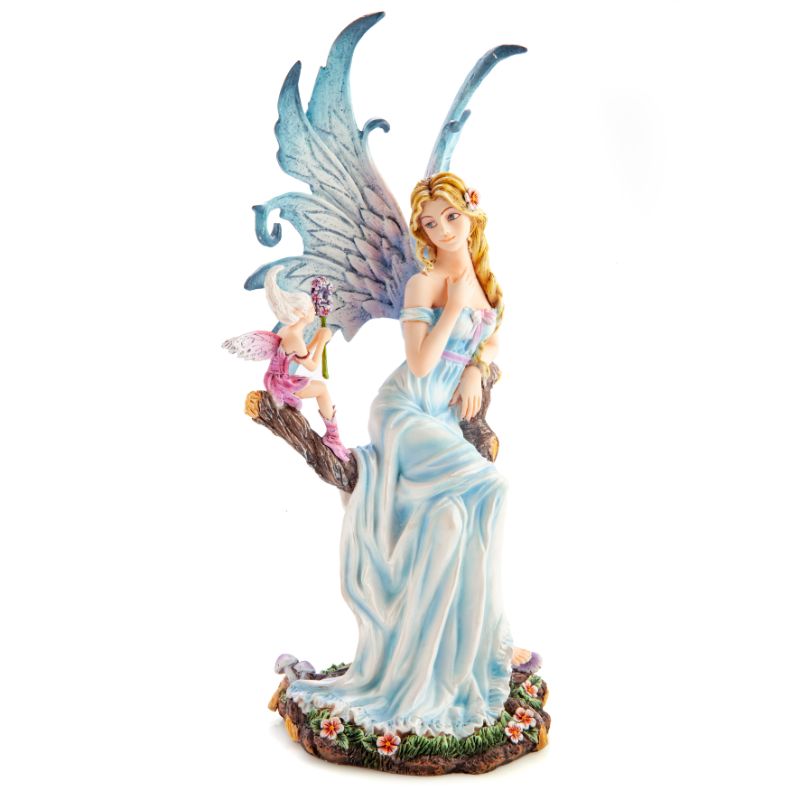 Figurine - Fairy with Pixie (31cm)