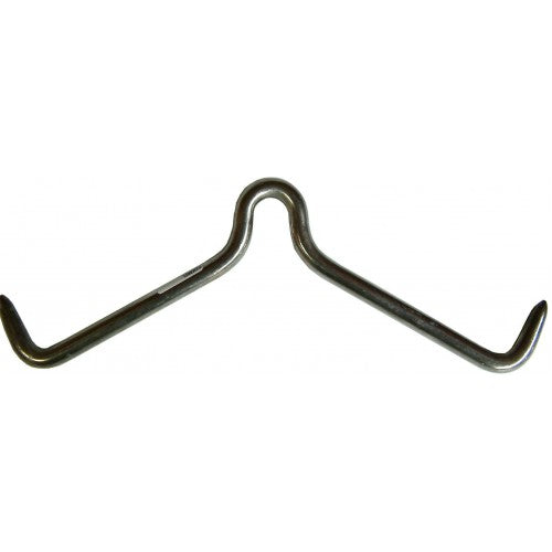 Durable stainless steel gambrels with a 13mm rod, designed for efficient carcass hanging and easy cleaning.