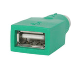 Replacement USB to PS/2 adapter for connecting USB mice to legacy PS/2 ports, compact design with reliable performance.
