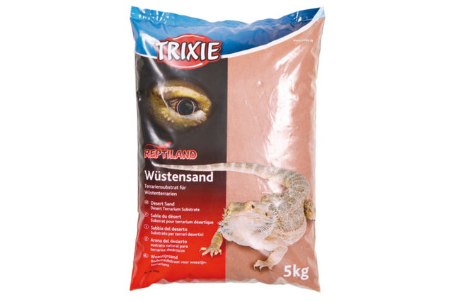 Natural desert sand substrate for reptiles, promoting healthy habitat and optimal egg-laying environment.