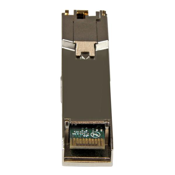 Gigabit RJ45 Copper SFP transceiver module for Cisco GLC-T, 1 Gbps speed, 100m range, hot-swappable design, reliable performance.